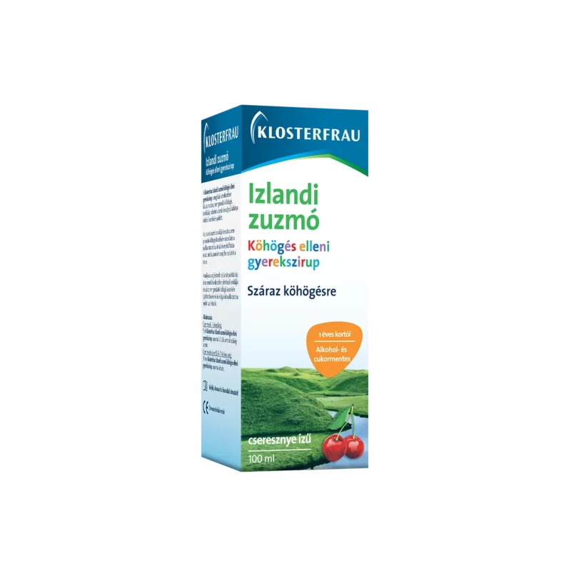 Izlandi zuzmó köhögés elleni gyerekszirup, 100 ml